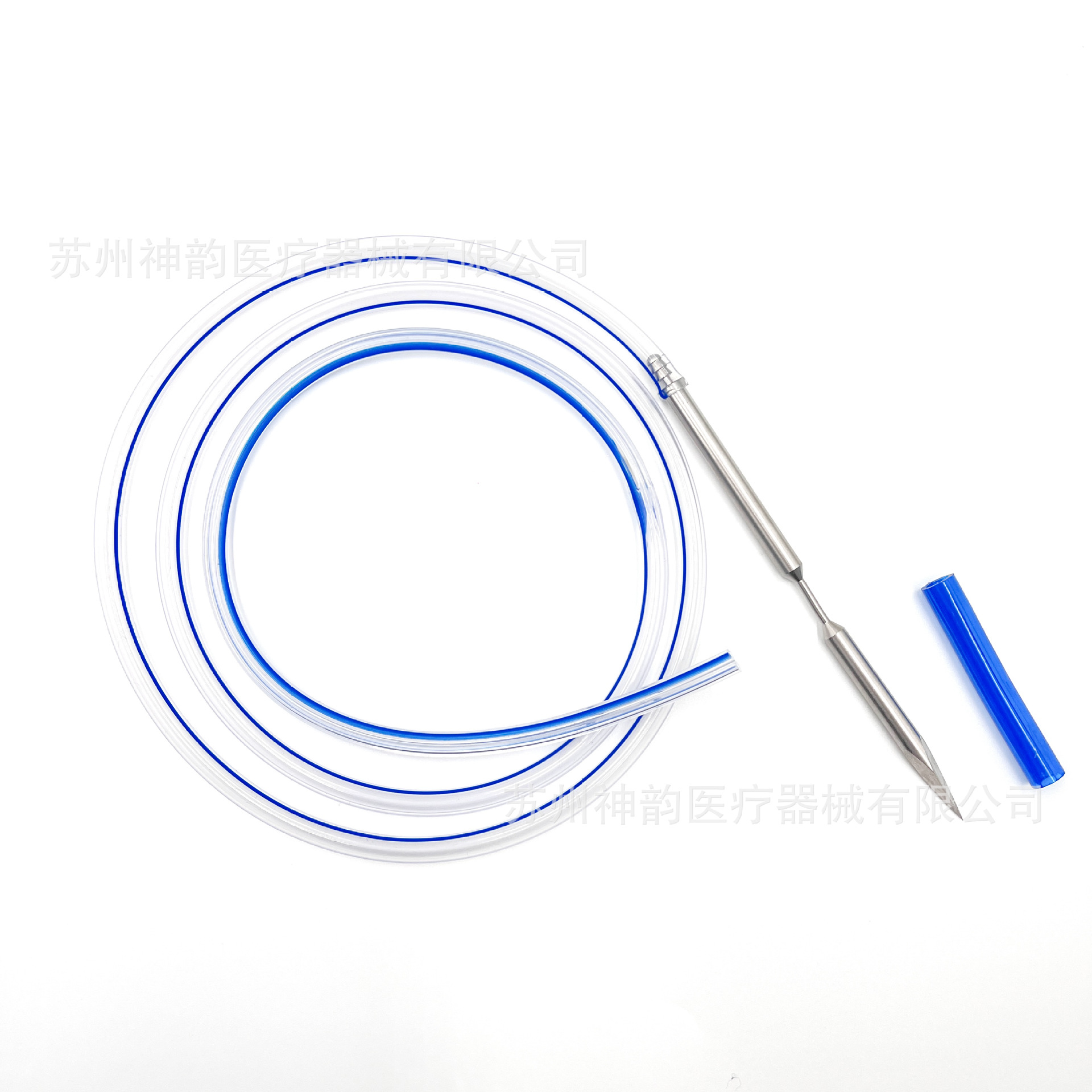 一次性硅胶引流管带显影线打孔，十字可透明导管硅胶管引流管