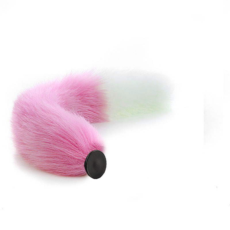 Sexy reemplazable Fox cola de silicona vibración anal plug back corte masturbación SM suministros para adultos entrega al por mayor