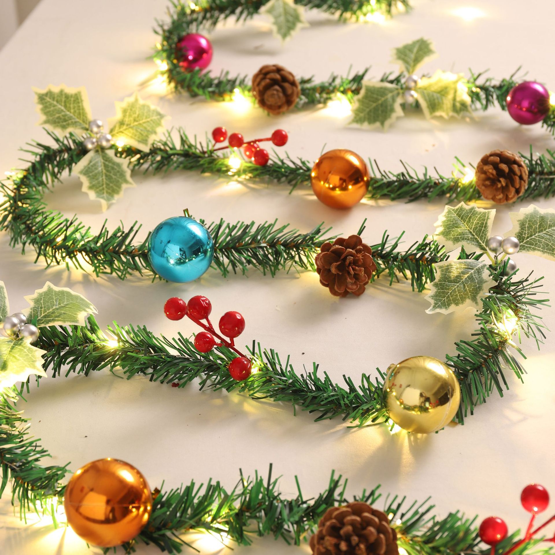 Adornos de lana de Navidad de Amazon transfronterizos, decoración de escenas navideñas, colgantes, fábrica de colgantes creativos al por mayor