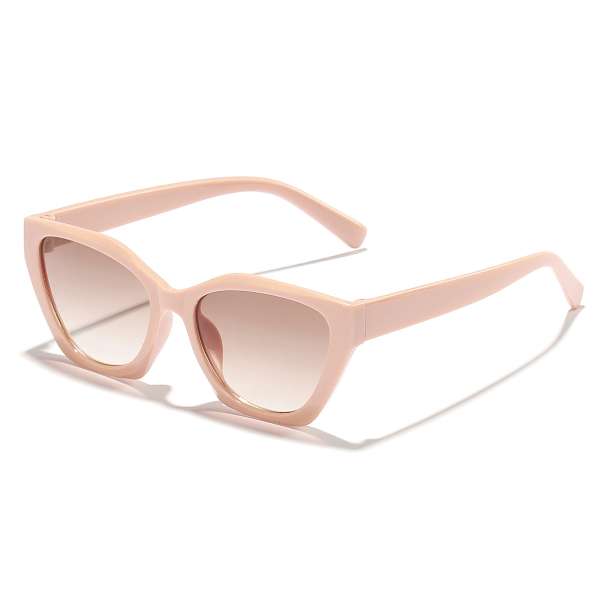 2024 nuevo retro irregular de bordes estrechos de color negro gafas de moda al aire libre protección solar desgaste esencial gafas de sol
