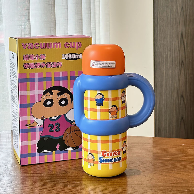 Crayón pequeño nuevo taza de aislamiento para chicas de alta capacidad de taza de agua de alta capacidad de taza de hielo de oficina hervidor regalo de cumpleaños