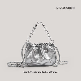 Small design shoulder bag, phone bag, one-shoulder bag, official product, high-quality style