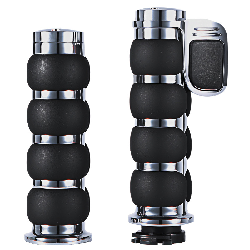 SBJ-10077 Harley 25mm 핸들 접착제 플랫 헤드 하이 파워(전기도금)