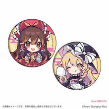 正版日谷东方Project 浴衣博丽灵梦魔理沙吧唧徽章组吧唧