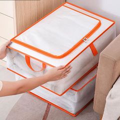 透明メッシュ綿収納袋大容量折り畳み家庭用タンス衣類引っ越し梱包ベッド底収納袋