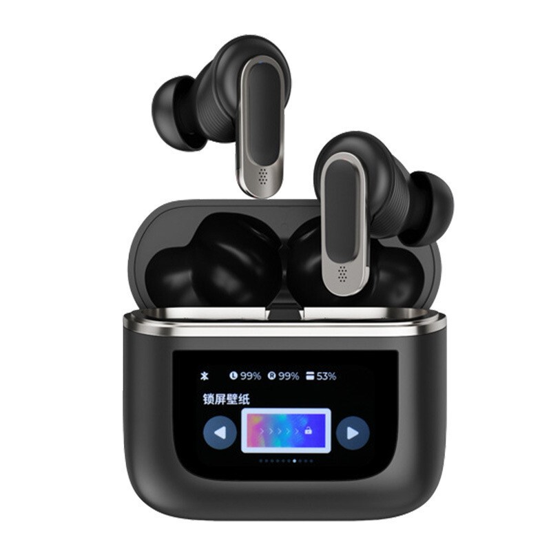 国境を越えた起爆機A9pro bluetoothイヤホン全カラースクリーン超長航続ANCノイズ低減無線イヤホンbluetooth工場|undefined