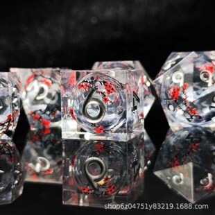 Decal quicksand DND dice polyhedron coc running group dungeons and dungeons csulu running group table game 7 sets