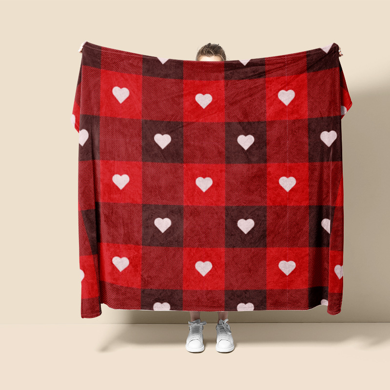 Navidad europea impresión digital franela mantas sofá suave mantas cálidas grandes cómodas al por mayor