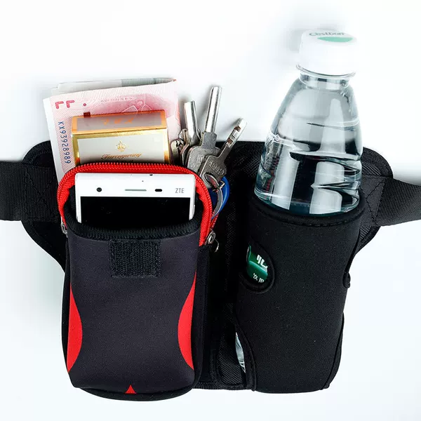 Running Mobile Phone Waist Bag Multifunctional Sports Outdoor Kettle Hanging Waist Key Storage Cup Set Cycling in Summer