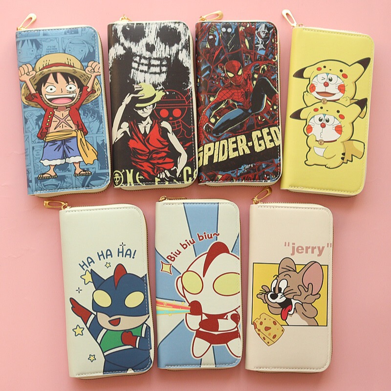 2026 Long Wallet for Men, New Student Style, Cartoon Anime, Large Capacity, Phone Wallet, Zipper Card Holder, Clutch Bag 2026 Long Wallet for Men, New Student Style, Cartoon Anime, Large Capacity, Phone Wallet, Zipper Card Holder, Clutch Bag
