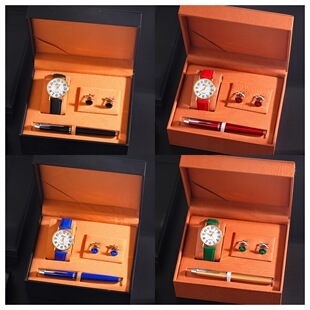 Cross-Border Hot Selling Formal Shirts, Gifts, Pens, Watches, Cufflinks, Gift Box Sets, Office Accessories, High-End Men's Watches