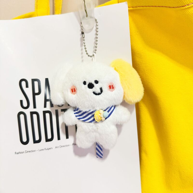 新しいインターネット有名人かわいい子犬と豚のきしむ人形ペンダント人形卸売ぬいぐるみスクールバッグペンダントキーホルダー|undefined