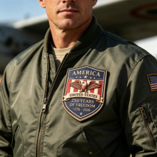 �羳Embroidered USA 250 Anniversary Patch����250����ľ�����