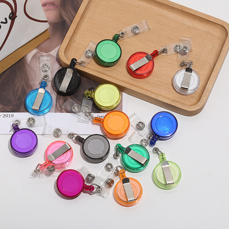 Transparent easy-pull buckle outdoor solid color easy-pull buckle easy-pull telescopic buckle cable holder certificate buckle Transparent easy-pull buckle outdoor solid color easy-pull buckle easy-pull telescopic buckle cable holder certificate buckle