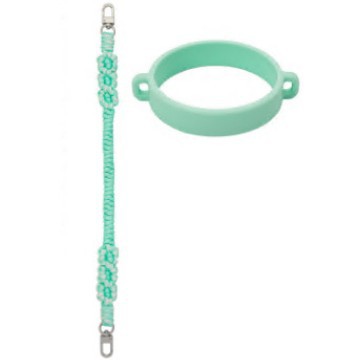 Amazon taza de agua portátil copa collar flores Stanley silicona Amazon explosión kettle cordón trenzado con colgante