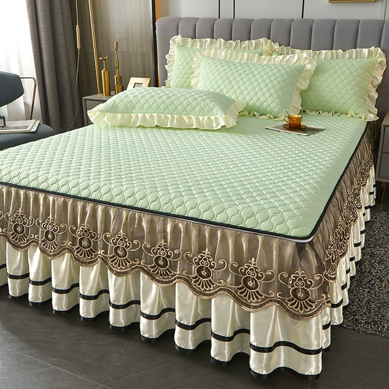 Матрац? Actually input: "Mat, set, silk removable bedspread, European style, 3 piece set"