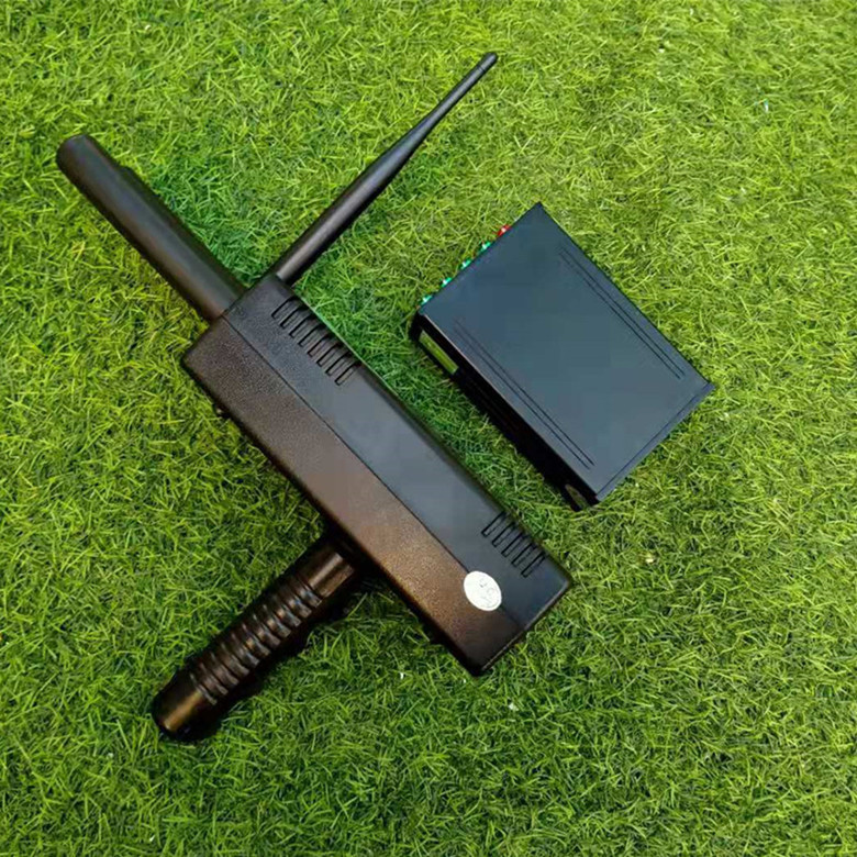 黑色升级版户外德克萨神AKS远程定位仪寻宝探宝金属探测仪