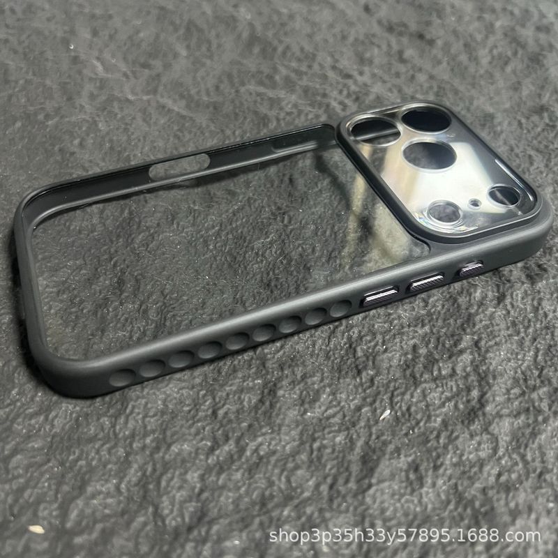 适用苹果iphone17手机壳磨砂高透保护套防摔波点大视窗防滑高透|undefined