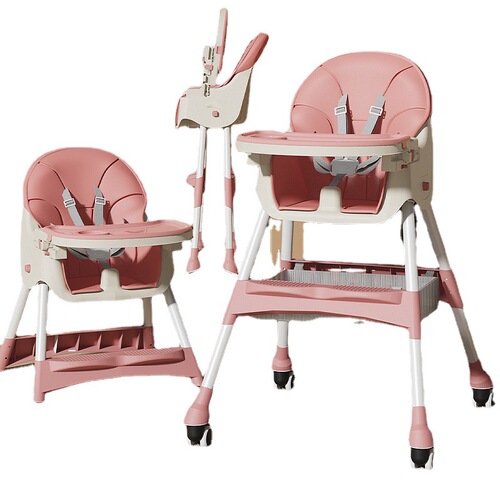 Baby multifunctional dining chair large foldable portable home baby chair dining table seat children's dining table