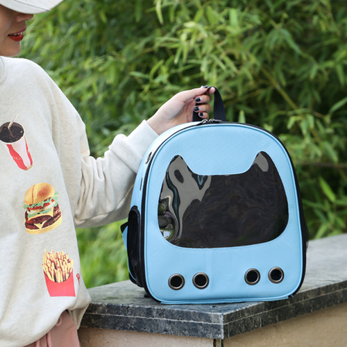 Cat Bag Pet Bag Outdoor Portable Breathable Pet Bag Cat and Dog Outdoor Portable Backpack