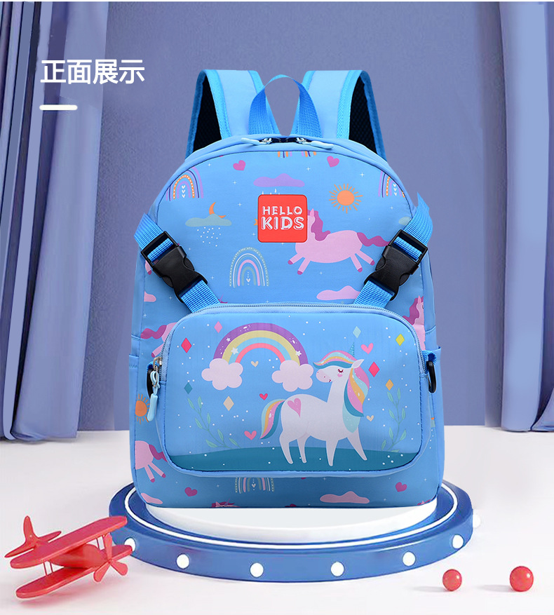 Gran capacidad nuevo estudiante de la escuela primaria mochila primer y segundo grado unicornio reducción carga chica viaje crossbody bolsa hombro