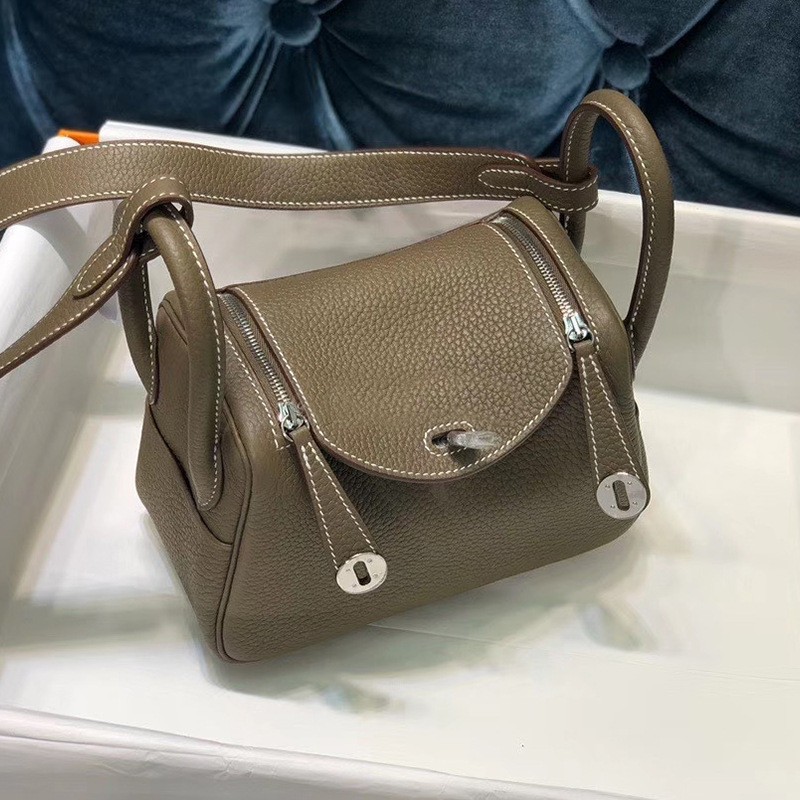 Bolso bandolera para mujer, mini bolso Lindy, mini bolso doctor, bolso de hombro de cuero, bolso de mano de cuero genuino.