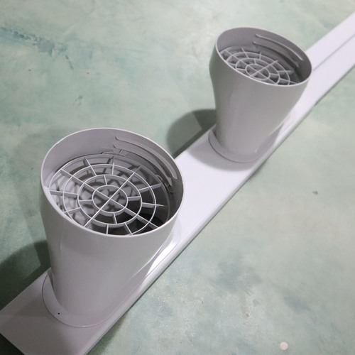 Mobile portable air conditioner double hole double pipe PVC baffle telescopic window sealing plate embedded in the window frame plate adjustable height