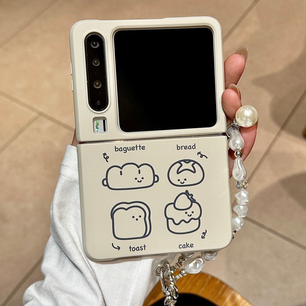 Line Art Toast Bread Phone Case For Huawei P60 Foldable Pocket2_voghion.com