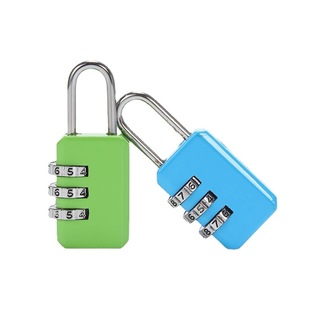 Wholesale Zinc Alloy Cartoon Padlock School Bag Luggage Gym Wardrobe Door Password Lock 3 Position Travel Padlock