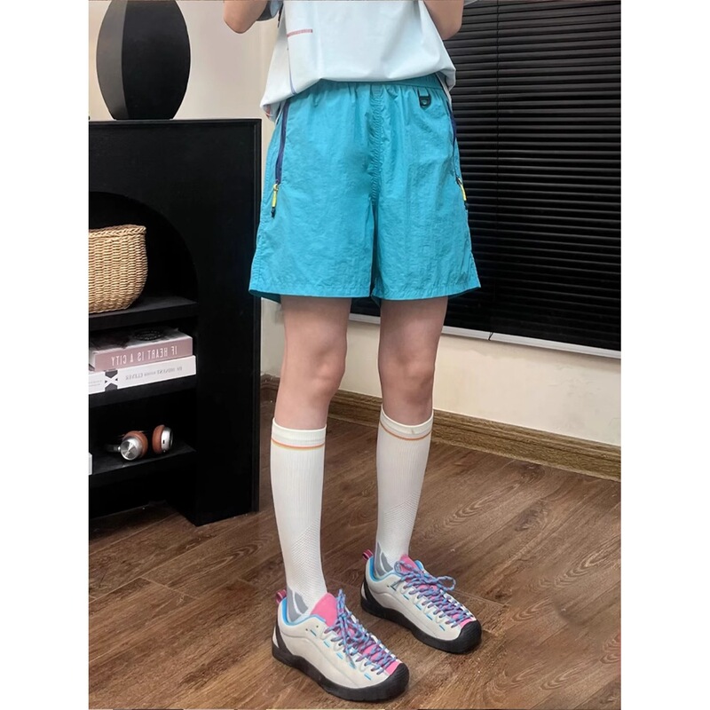 Lake Blue Summer Outdoor Quick-Dry Work Shorts for Women, Breathable Sports Shorts, Outdoor American-Style Casual Cycling Shorts Lake Blue Summer Outdoor Quick-Dry Work Shorts for Women, Breathable Sports Shorts, Outdoor American-Style Casual Cycling Shorts