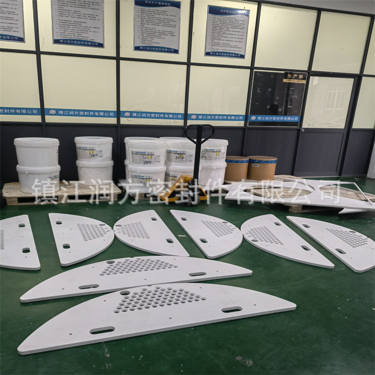 大规格大尺寸聚四氟乙烯玻纤刮板  四氟玻纤孔板CNC板材