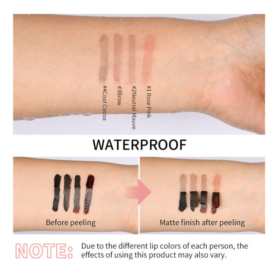 Cross-border foreign trade Lakerain can tear pull lip liner matte fog non-stick cup lipstick hook line lip pen wholesale
