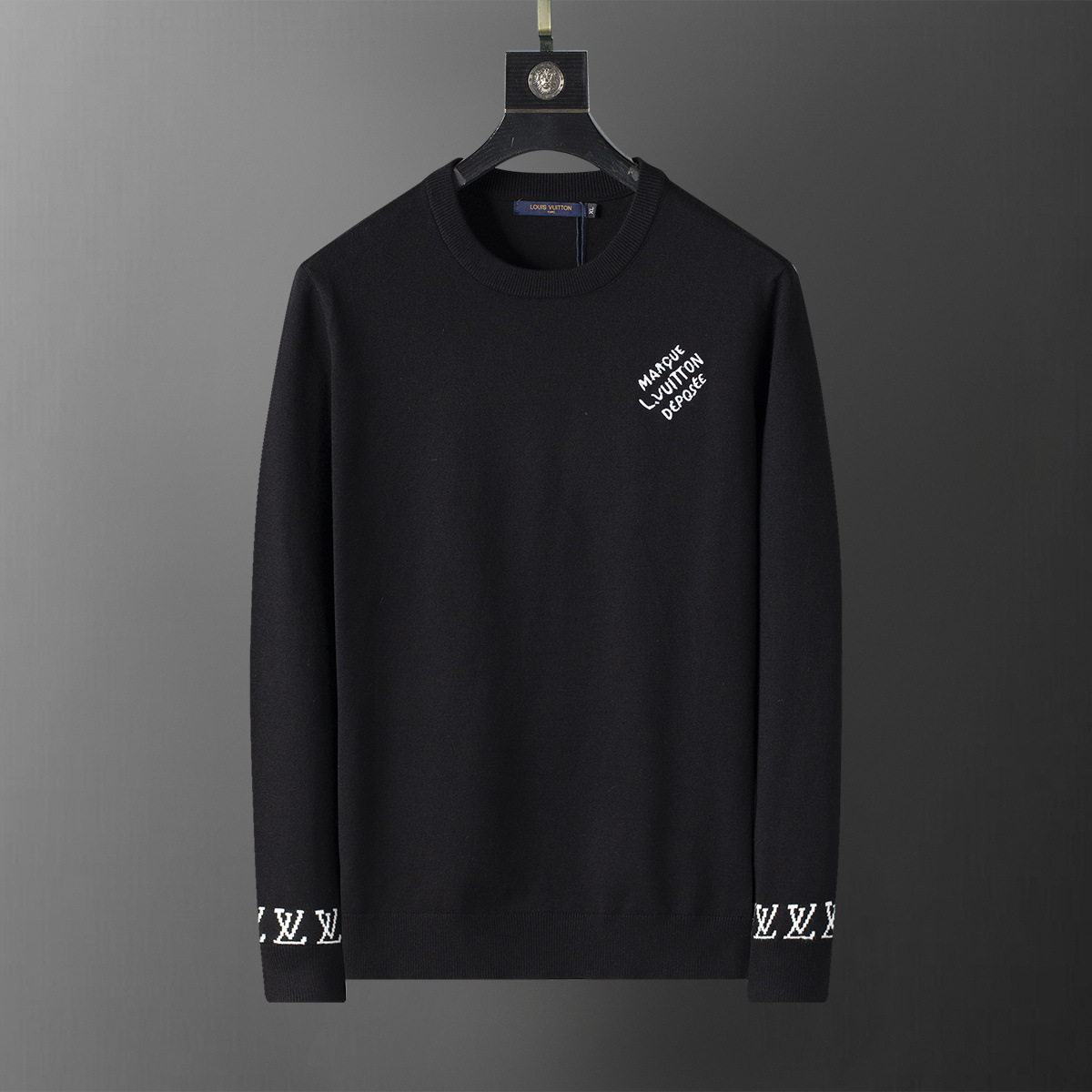 High-quality cross-border 2025 chaqueta de punto chaqueta suéter de manga larga temperamento masculino un cabello