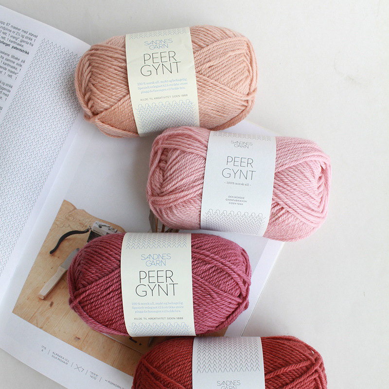 SANDNES PEER GYNT 挪威羊毛线 毛衣外套手编毛线 B版