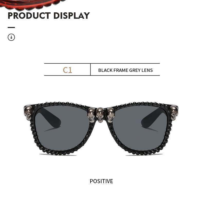 IG Style Color Block Ac Toad Glasses Full Frame Women's Sunglasses display picture 8