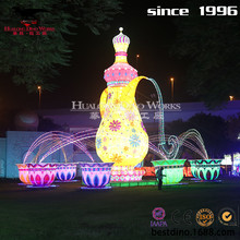 2025年春节元宵节大型引流彩灯花灯彩车模型自贡灯会制作厂家.