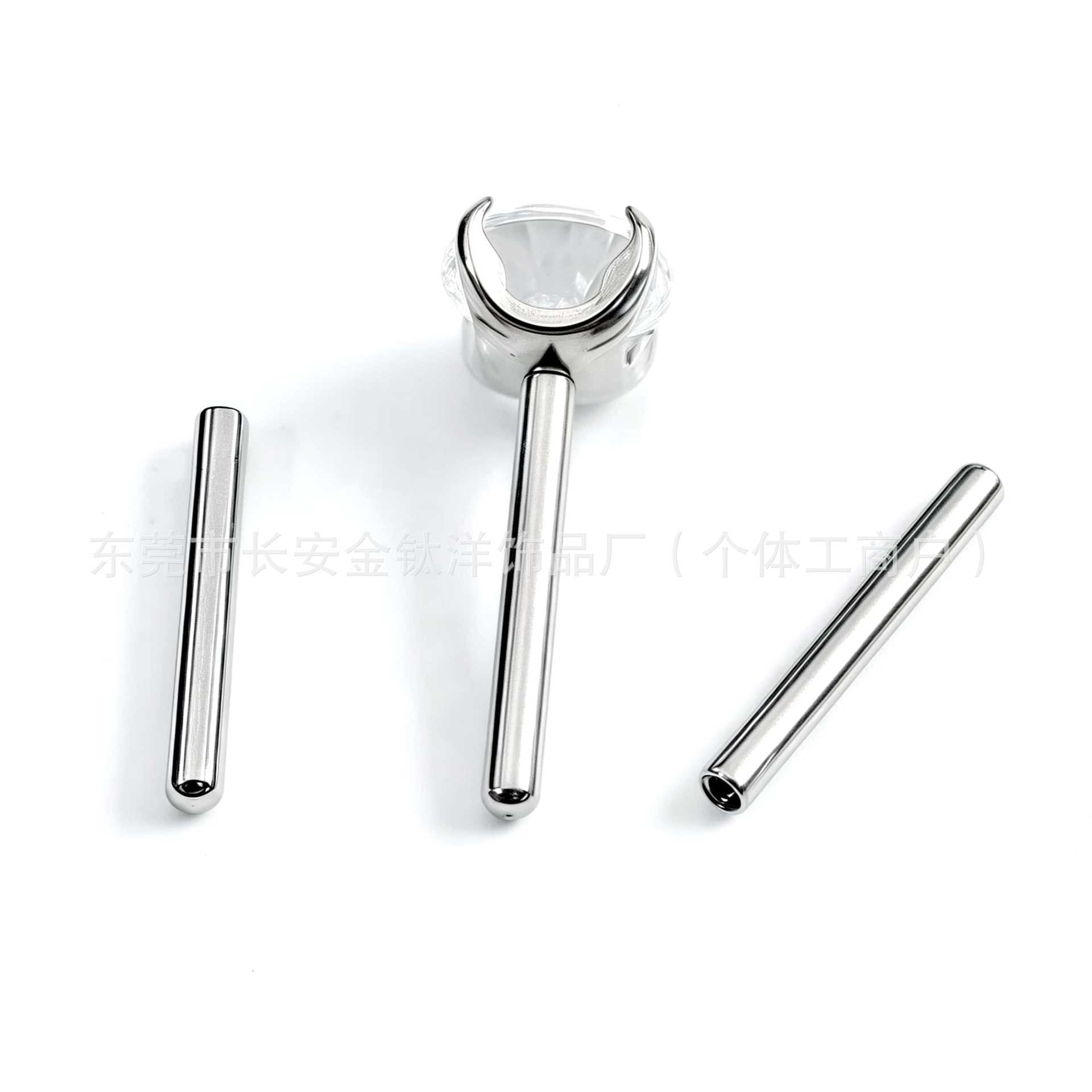 Pointed titanium steel lip stud product view