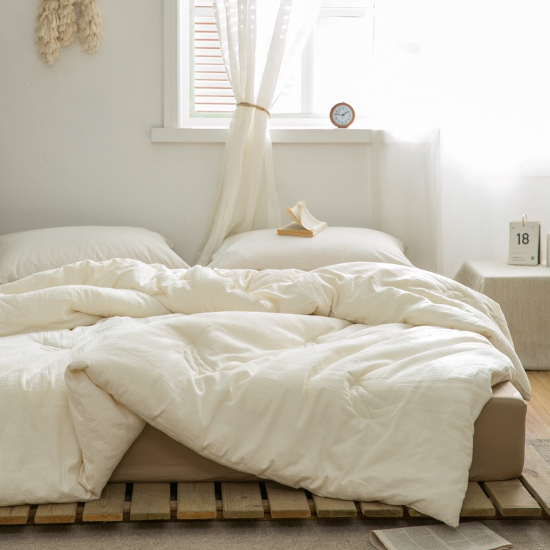 A Class Hypoallergenic Soy Fiber Comforter Pure Cotton Air Conditioner Cover Core Four Seasons Soy Fiber Comforter Spring and Autumn Cover Winter Cover