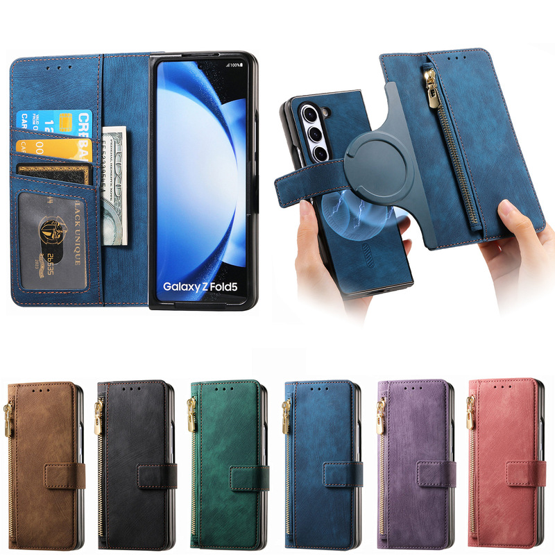 Suitable for Samsung Zfold8Ultra New Model Magnetic Two-In-One Cover Detachable Mobile Phone Leather Case Fold7 Case Suitable for Samsung Zfold8Ultra New Model Magnetic Two-In-One Cover Detachable Mobile Phone Leather Case Fold7 Case