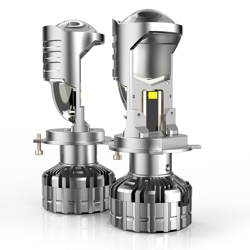 Nuevo V30 lente pequeña H4 color titanio de alta potencia faro LED cerca de uno