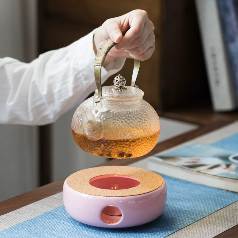Ceramic candle, flavored tea, teapot, glass thermos, heat preservation