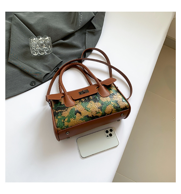 Women's Retro Handbag Chinese Style Shoulder Bag For Mature Women_voghion.com