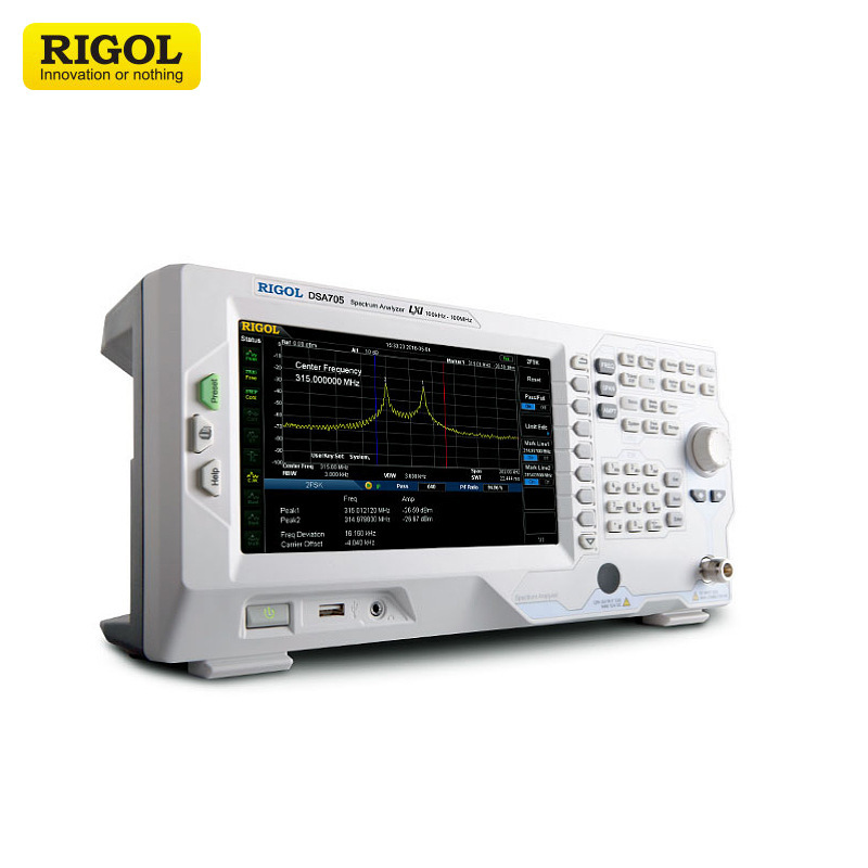 RIGOL普源DSA705/DSA710频谱仪便捷多功能高性价比手持频谱分析仪