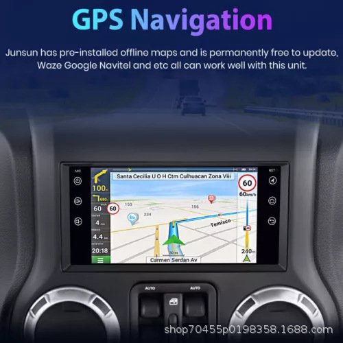7-inch universal suitable for JEEP Jeep Guide Wrangler Dodge Android central control large screen car navigation