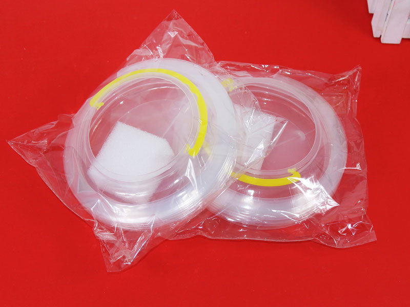 WBZ7 transparent plastic retractable bucket, folding compression bucket, art painting brush washing bucket, painting brush washing bucket