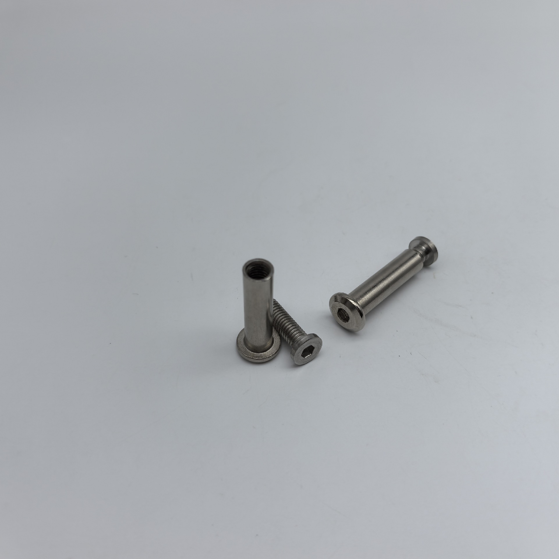 子母铆钉对拧对锁套装不锈钢沉头内六角子母铆钉对接对锁螺丝螺母