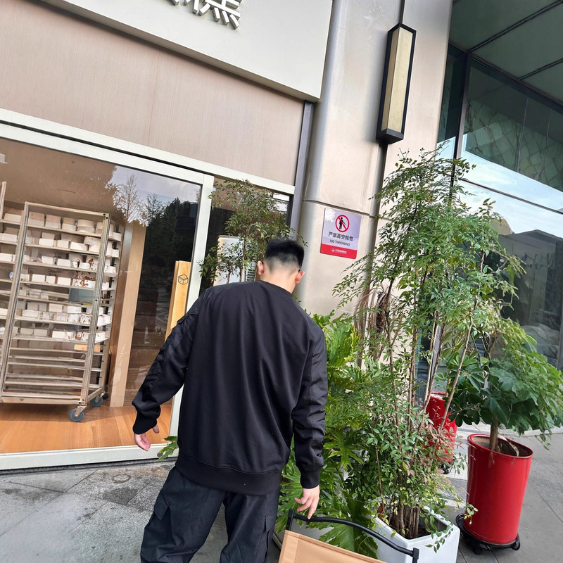 正确版本现货高品质蒙家新款标识贴袋拼接卫衣OS宽松版型男女同款|undefined