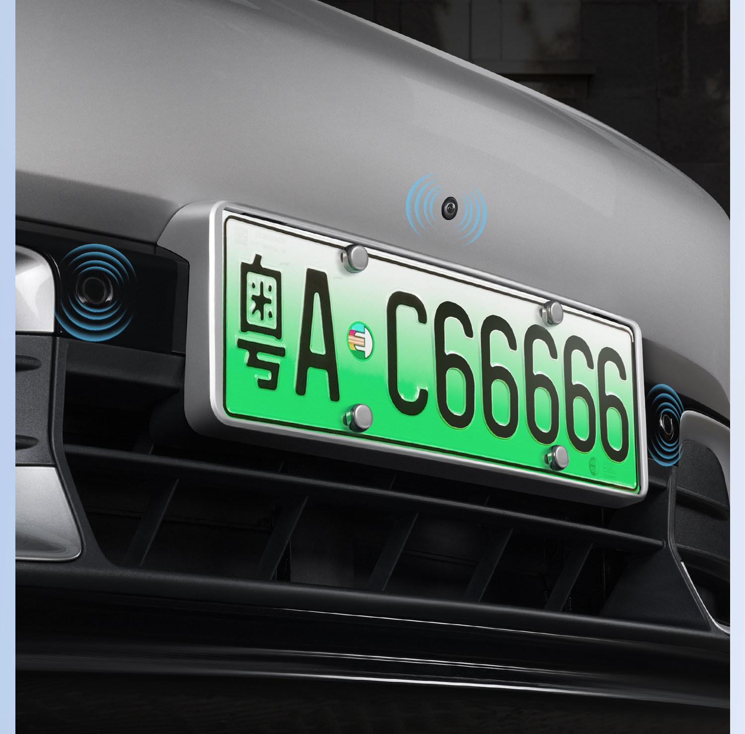 Suitable for Xiaomi Yu7/Su7 License Plate Frame with Full Edge Protection, New Energy License Plate Frame Accessories
