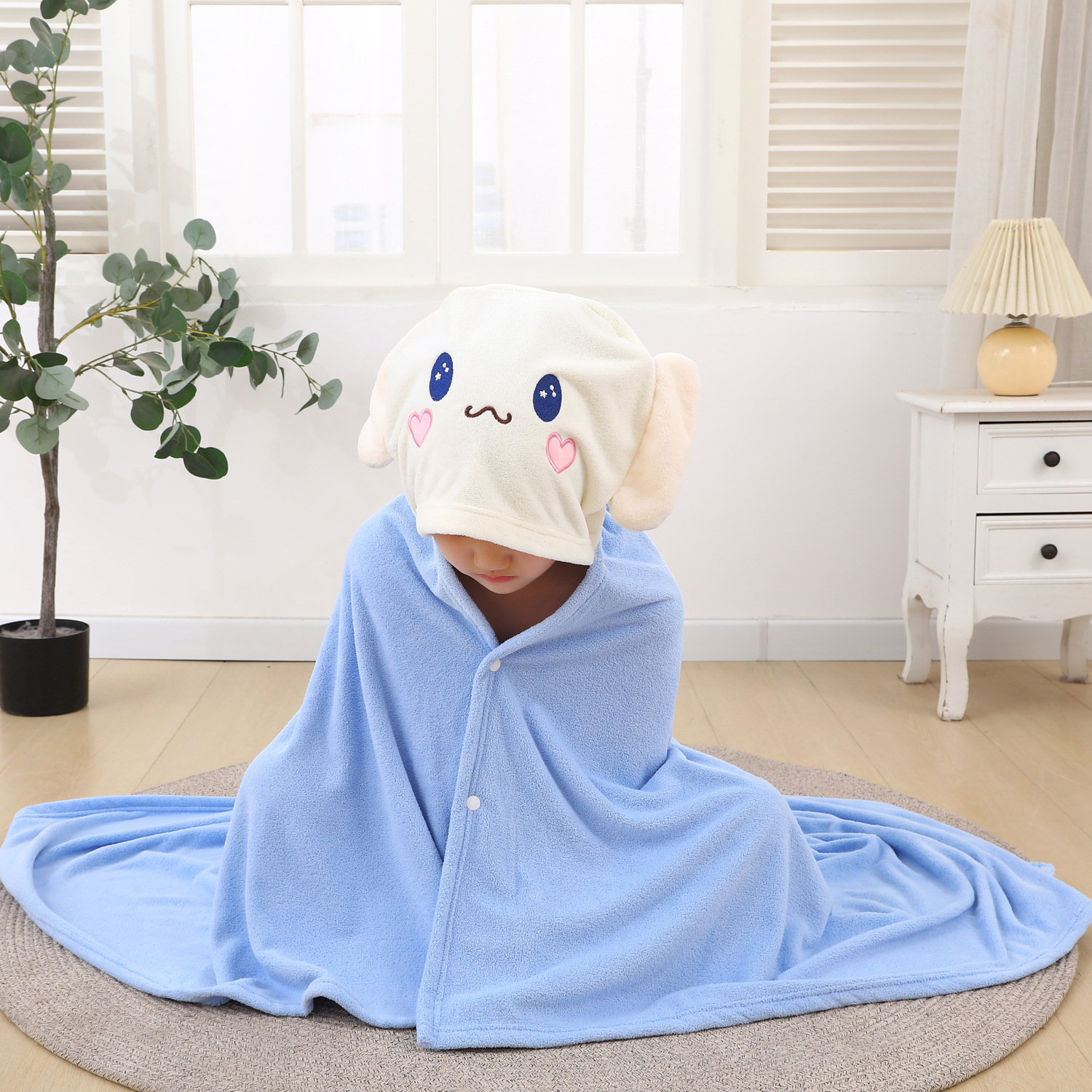 Toalla de baño para niños de dibujos animados capa para adultos con capucha para hombres y mujeres, los niños grandes pueden usar una bata de baño de secado rápido que absorbe agua, baño con capucha