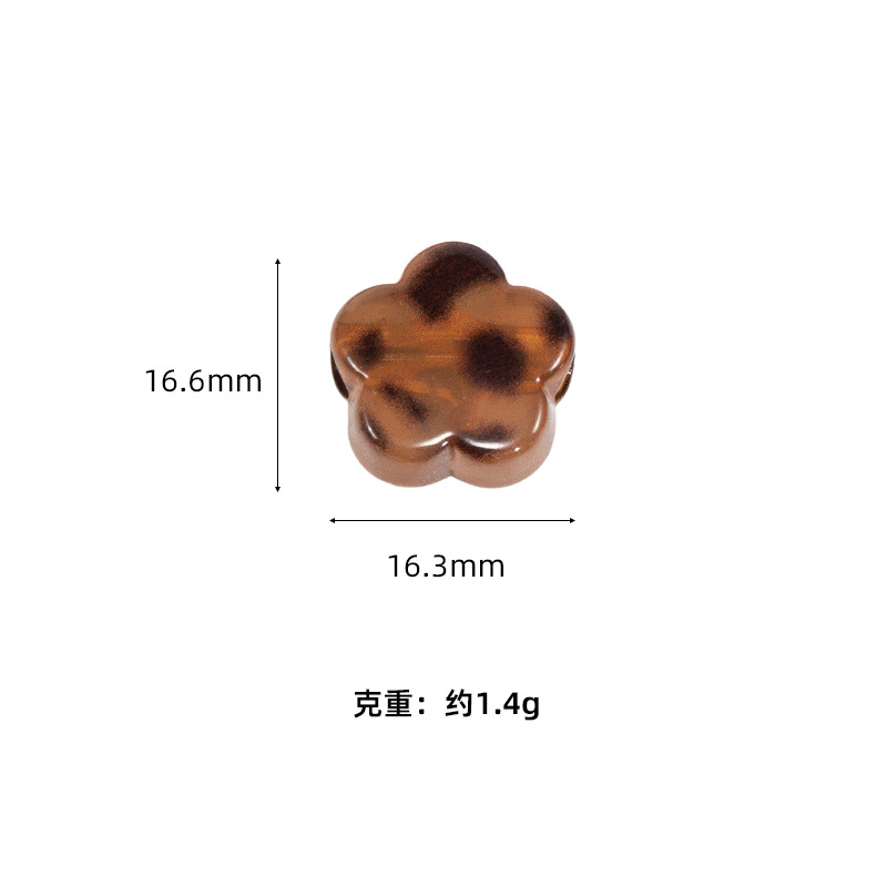 표범 무늬 - 작은 다섯 꽃잎의 꽃